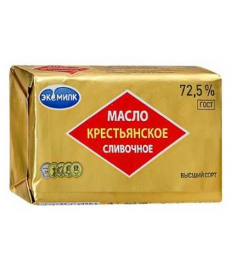 Масло Крестьянское Экомилк 180 гр